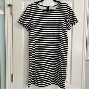J. Crew Stripped Shift Dress
